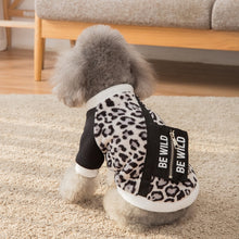 Load image into Gallery viewer, Fleece Warm Dog Winter Coat Leopard Jacket