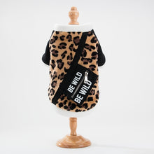 Load image into Gallery viewer, Fleece Warm Dog Winter Coat Leopard Jacket