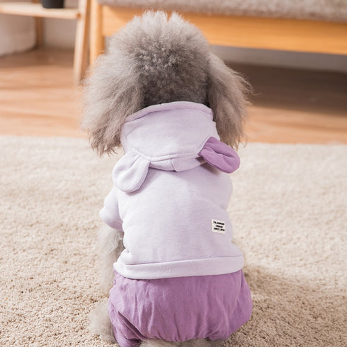 Cute Hoodies Small Dog Clothes Winter Hoodie