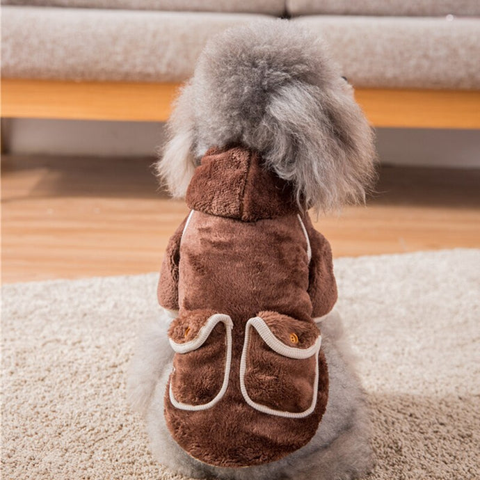 Solid Fleece Super Soft Warm Winter Dog Cat Clothes